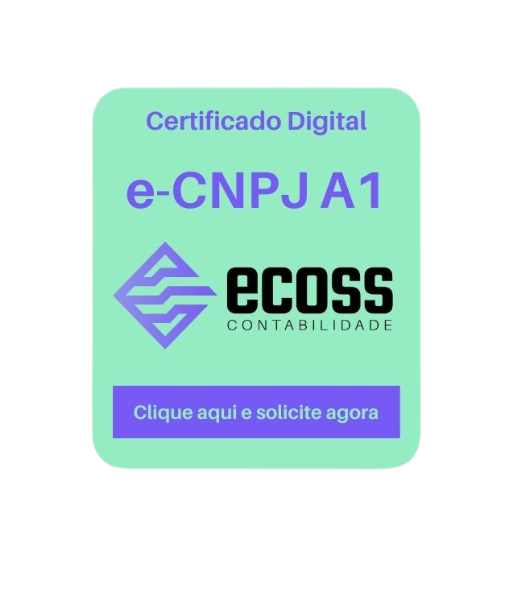 Certificado Digital com a ECOSS Contabilidade